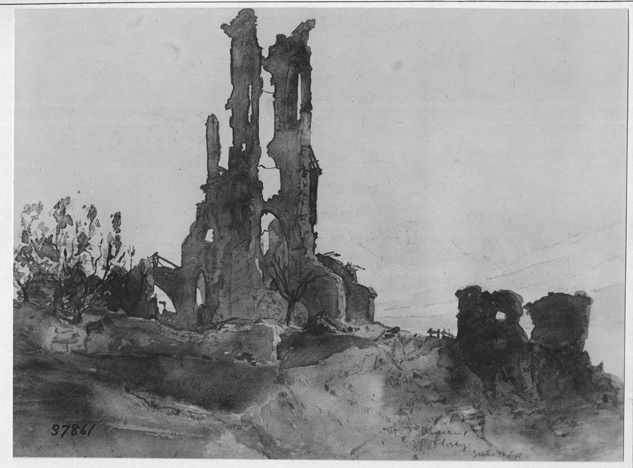 Memorial commemorating the German occupation in Flirey, Meurthe-et-Moselle