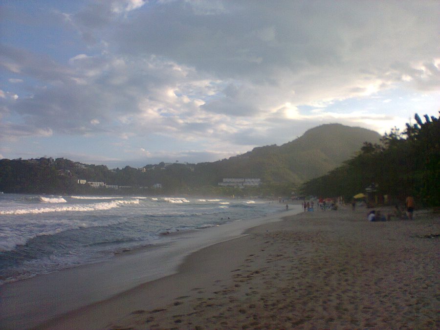 Praia das Toninhas in Ubatuba on the coast of the state of São Paulo