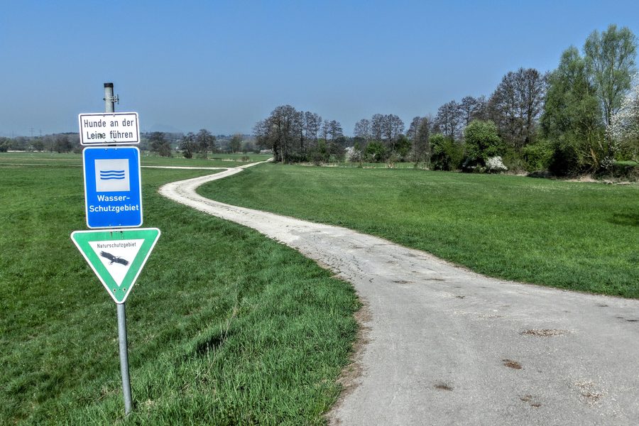 Landscape in the Weitenried nature reserve near Steißlingen