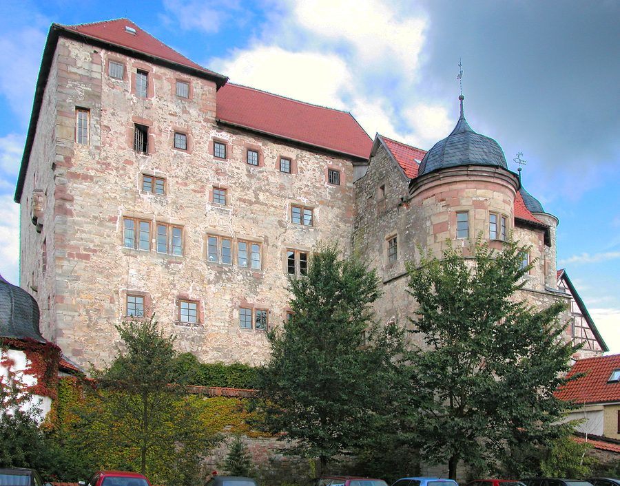 Historic Johanniterburg in Kühndorf, Thuringia
