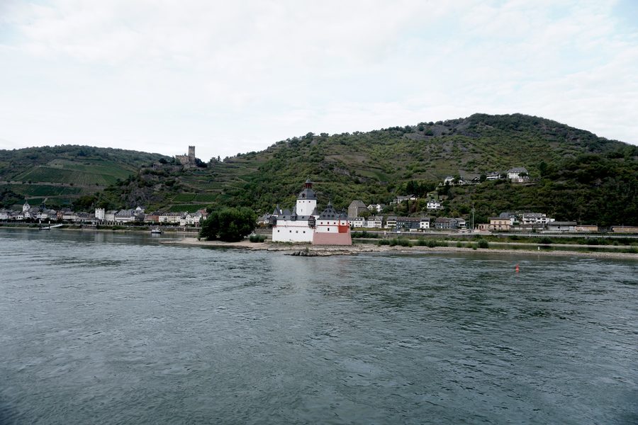 Pfalzgrafenstein Castle on a Rhine island near Kaub