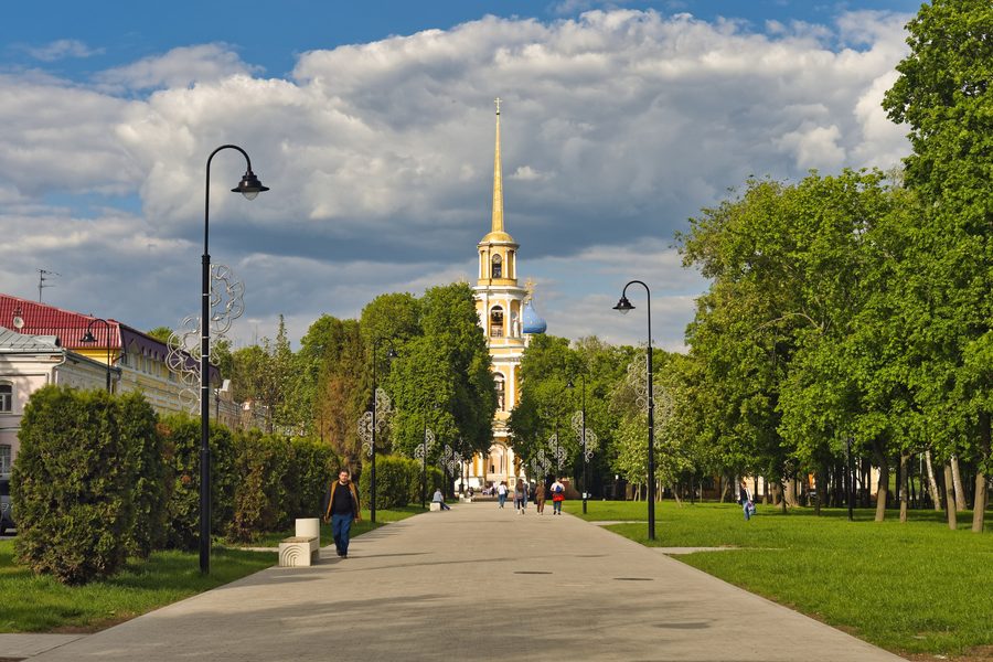 The Cathedral belltower of the Ryazan Kremlin.