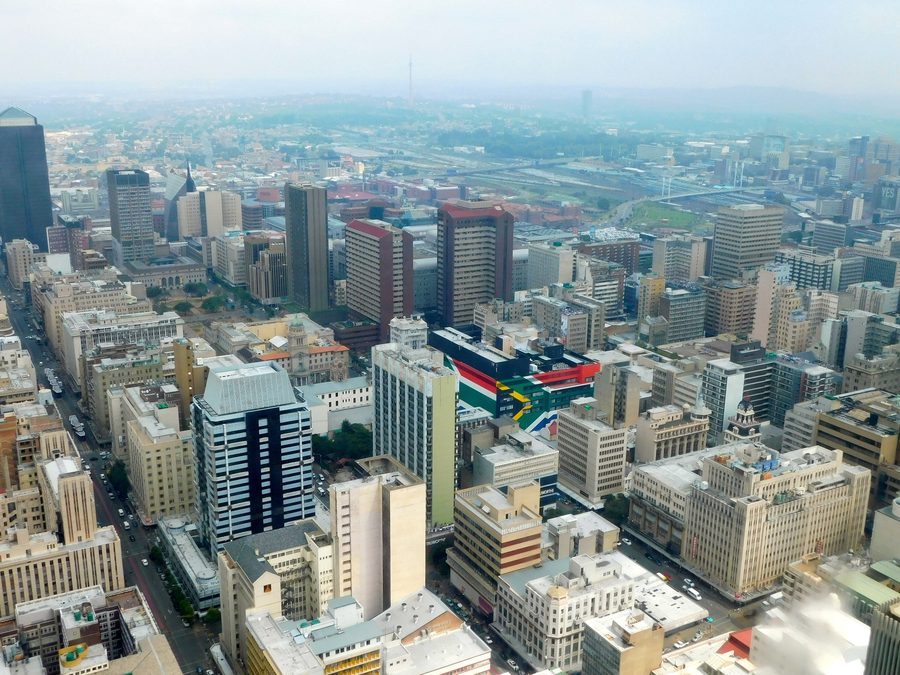 View over Johannesburg