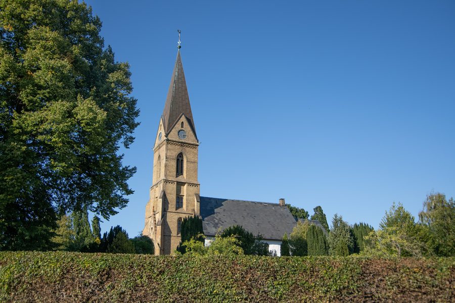 Listed church in Süderbrarup, Schleswig-Holstein