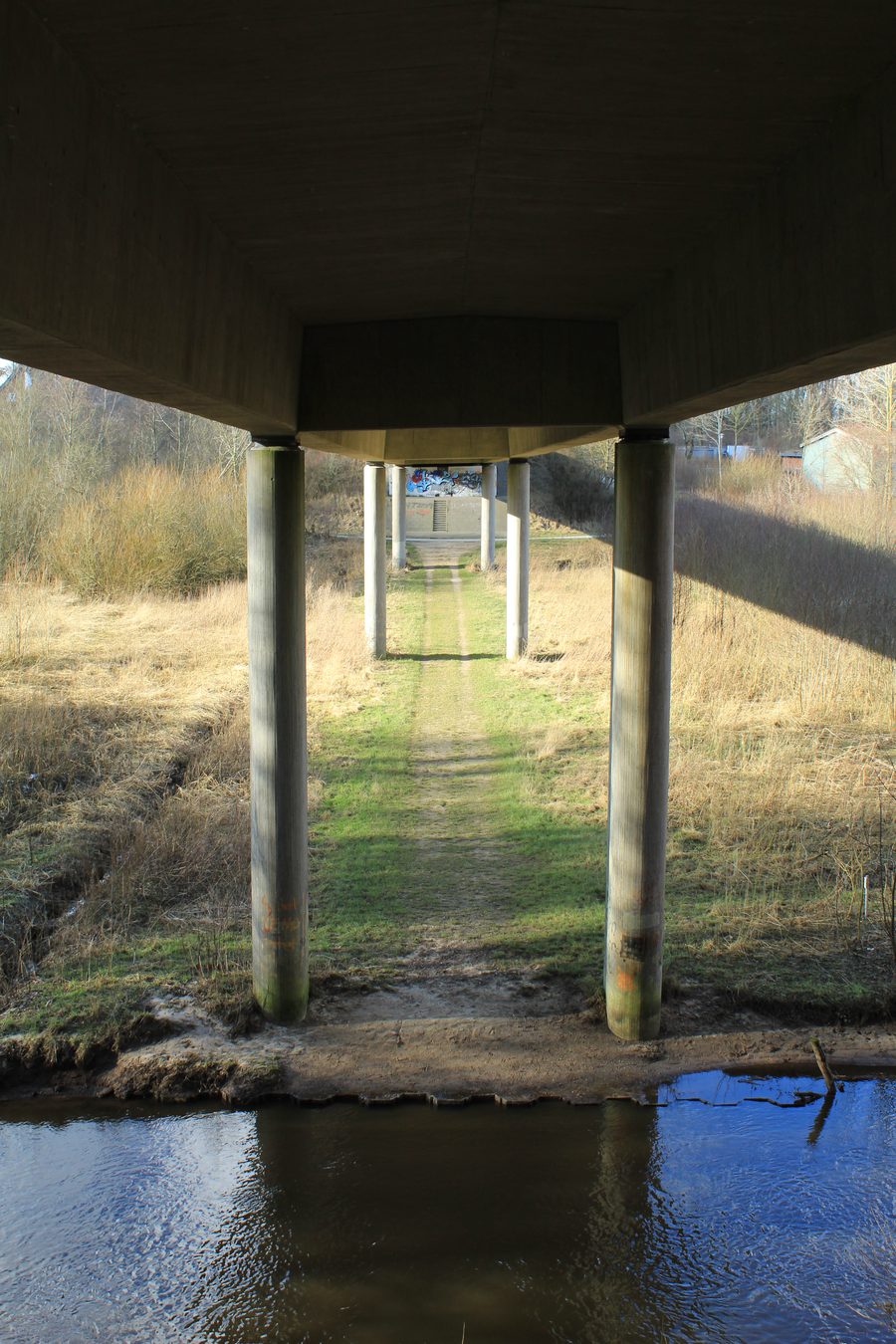 Treene bridge of the L15 in Tarp