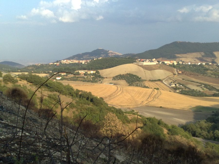 View of the Daunian Mountains