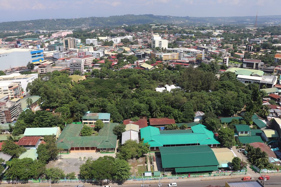 People's Park as seen from the Avida Tower 2 in Davao City, Philippines