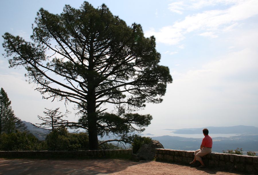 Panoramic view of the Gulf of Porto-Vecchio from L’Ospédale