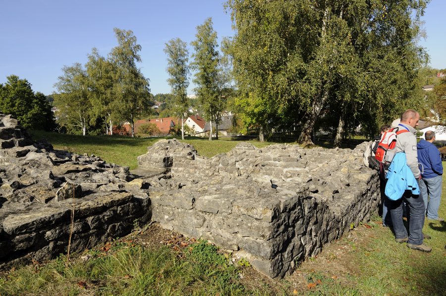 Preserved walls of Osterburken fort
