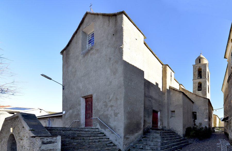 Parish church of Sainte-Lucie in Santa-Lucia-di-Mercurio, dated 1842