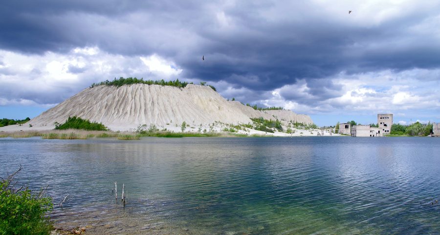 Rummu quarry in Lääne-Harju Parish, where Vasalemma limestone, also known as Vasalemma marble, was mined.