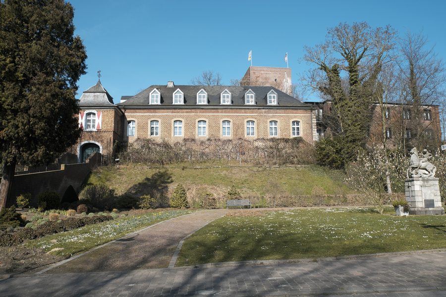 Wassenberg Castle in the Heinsberg district in North Rhine-Westphalia