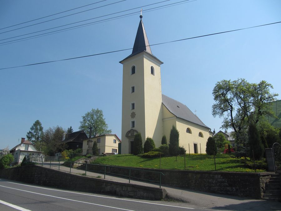 Catholic church in Jasenná in the ZlÃn District