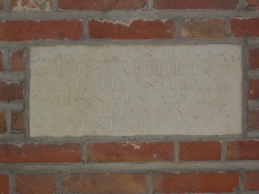 Detail of a listed building on Nieuwstraat in Oirschot