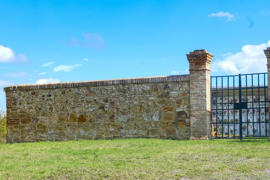 Cemetery of Sughera, district of Montaione, in Tuscany