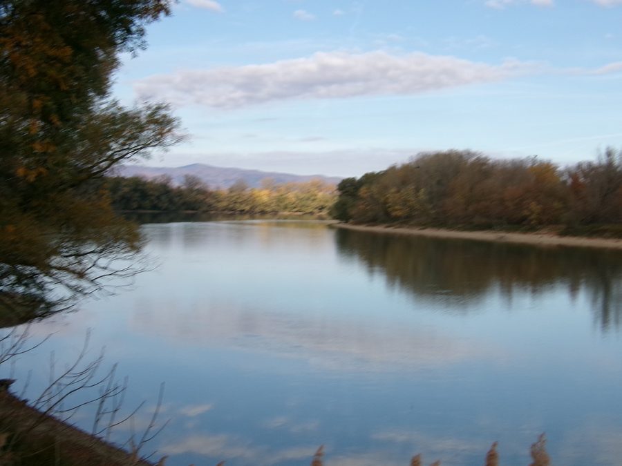 View of the Danube on the Szentendrei-sziget near Tahitótfalu