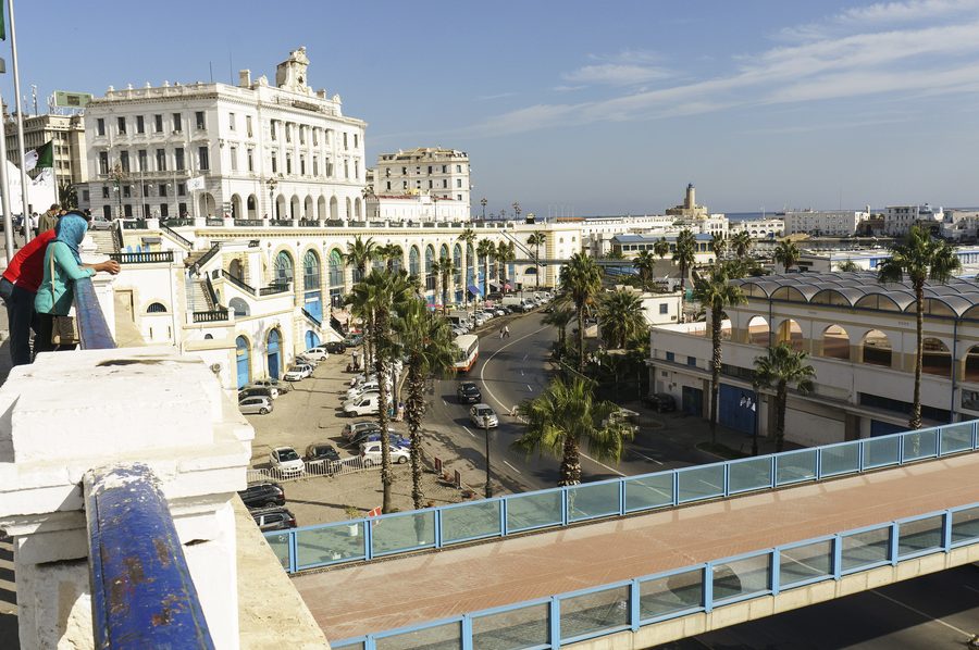 Algiers waterfront on the Mediterranean