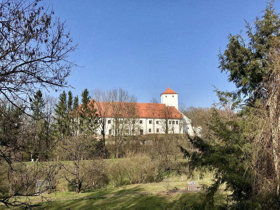 Wittelsbach Palace in Friedberg after renovation from the south
