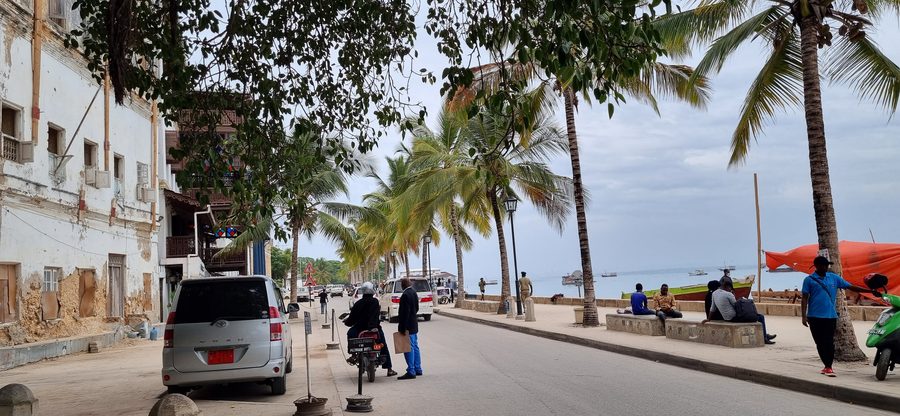 Street in Stone Town on Zanzibar