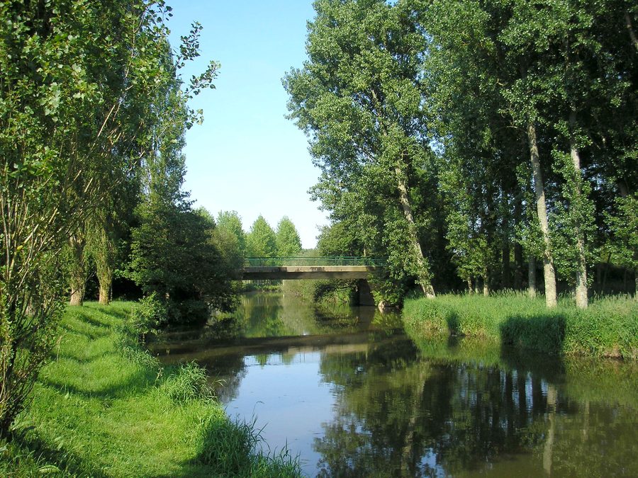 The Sienne in Quettreville-sur-Sienne in Normandy