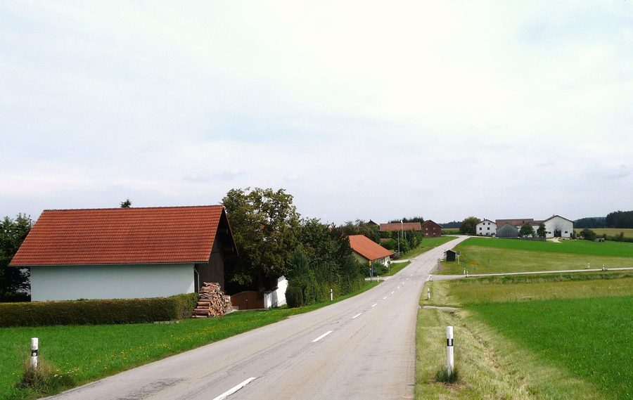 View of Langeneck in the municipality of Wurmannsquick