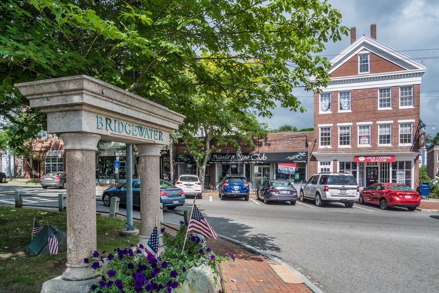 Bridgewater Central Square in Massachusetts
