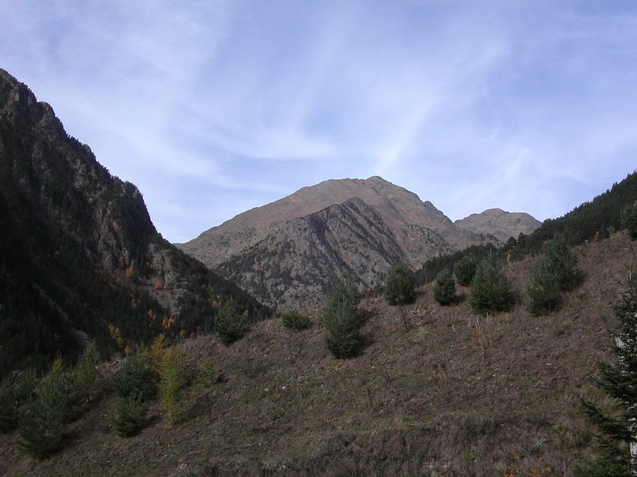 Mountain landscape at Comapedrosa in Andorra