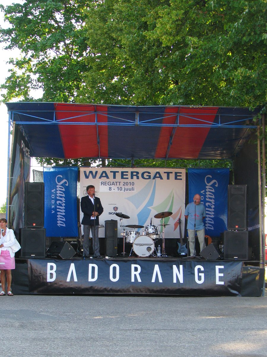 Closing ceremony of the Watergate Regatta 2010 in Pärnu