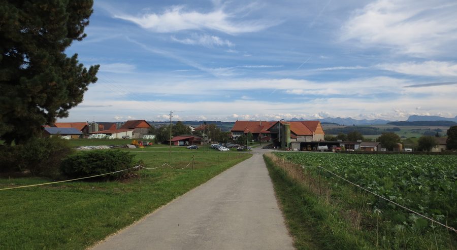 View of Cremin in the canton of Vaud with a rural setting