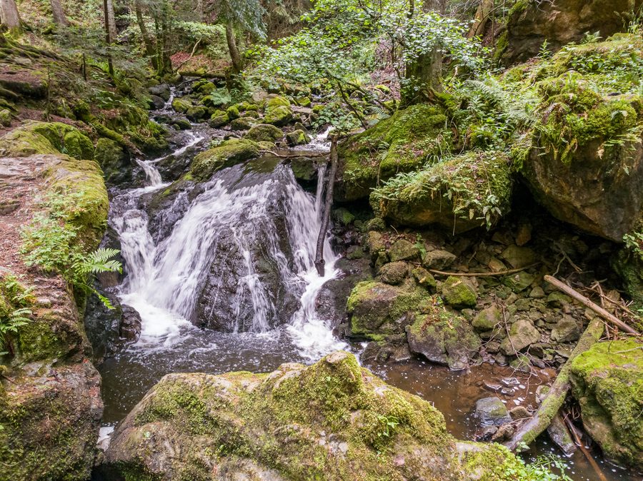 Large waterfall in Ravennaschlucht