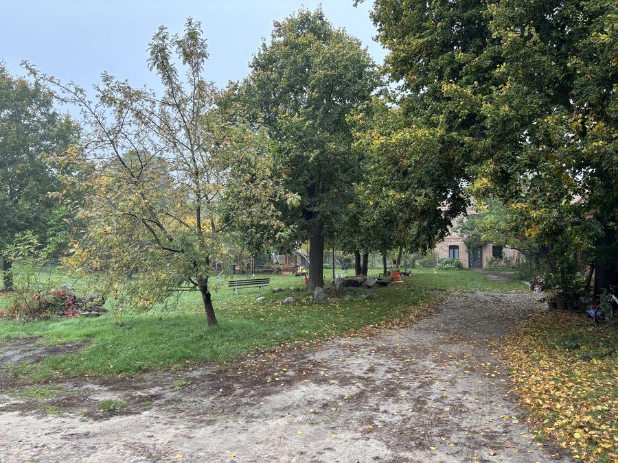 Village view of Arensnest in the municipality of Wiesenburg/Mark