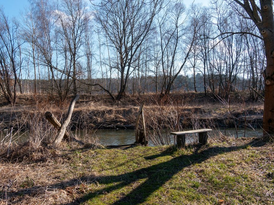 Rural landscape near the easternmost point of Germany in the municipality of Neißeaue