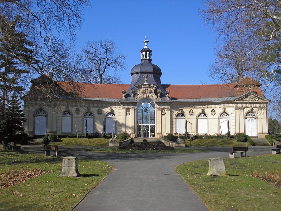 The orangery in Meuselwitz in Thuringia