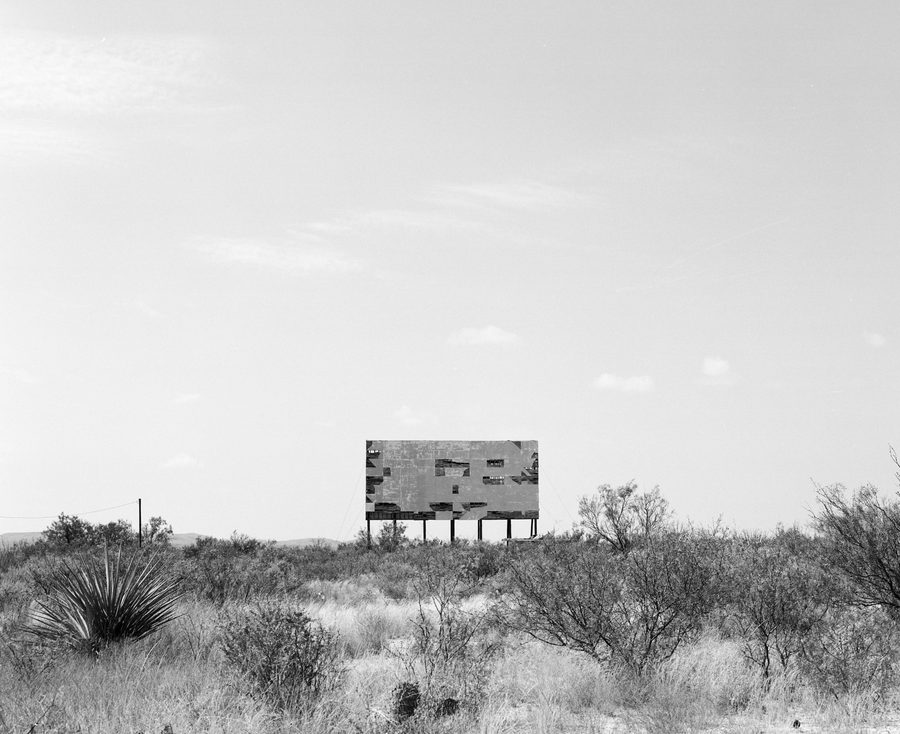 McCamey, Texas, with a desert and drive-in setting