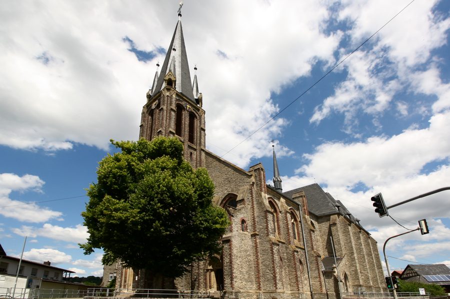 Westerwald Cathedral St. Bonifatius in Wirges in the Westerwald
