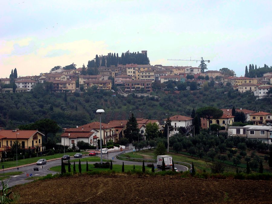 View of Cerreto Guidi in Tuscany