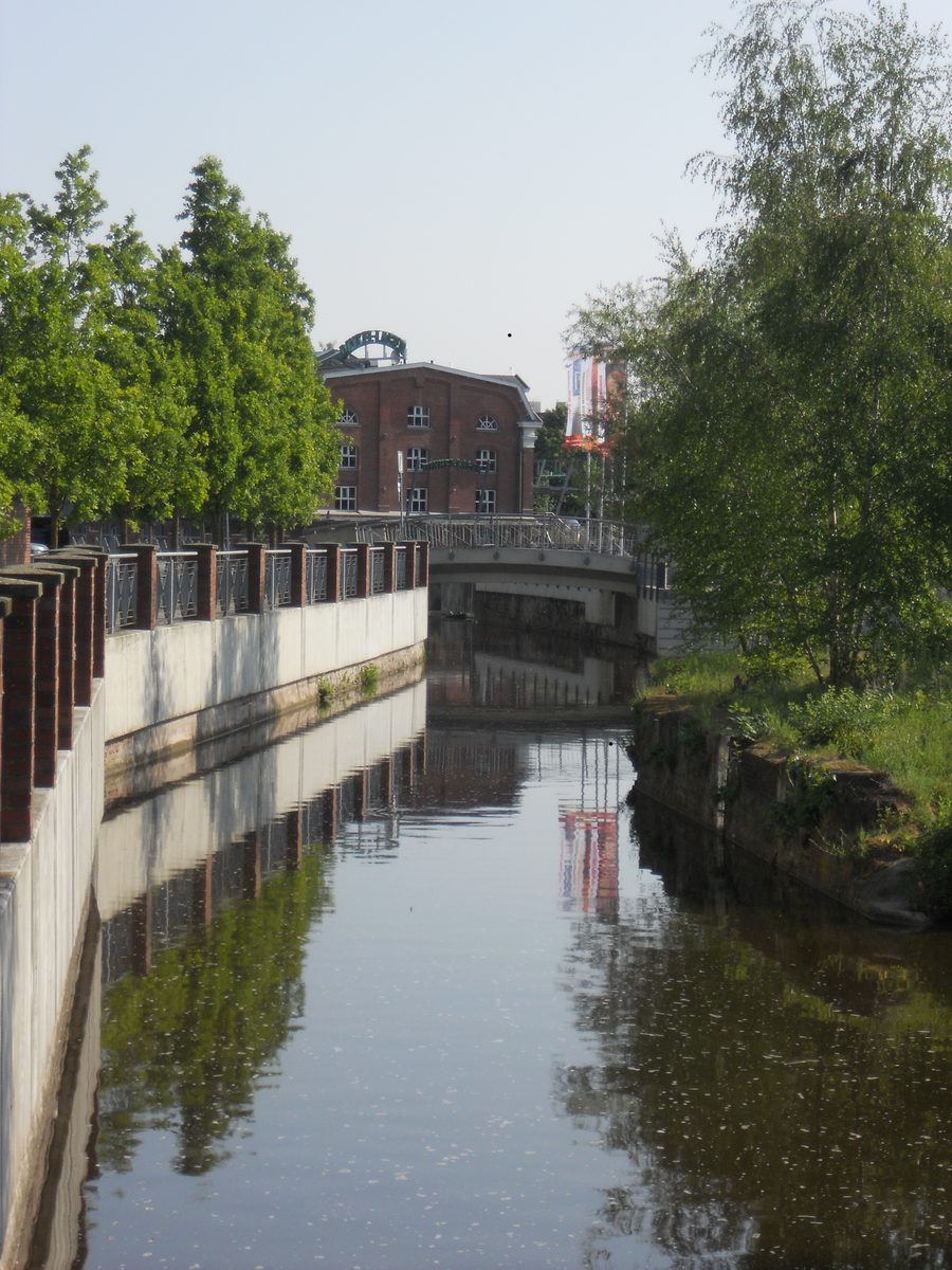 The Dinkel and Dinkellager in Gronau (Westphalia)
