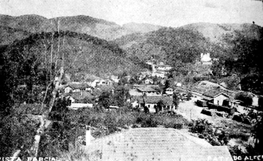 Historic view of Paty do Alferes in the state of Rio de Janeiro around 1930