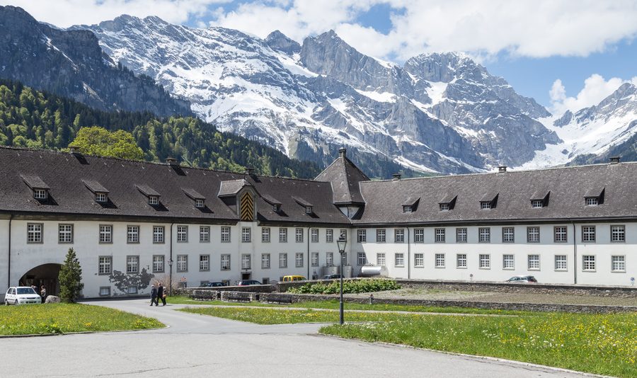 Engelberg Monastery in Switzerland