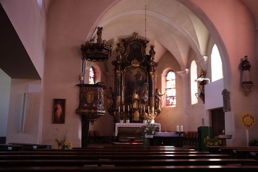 Parish church in Neukirchen an der Vöckla, Upper Austria