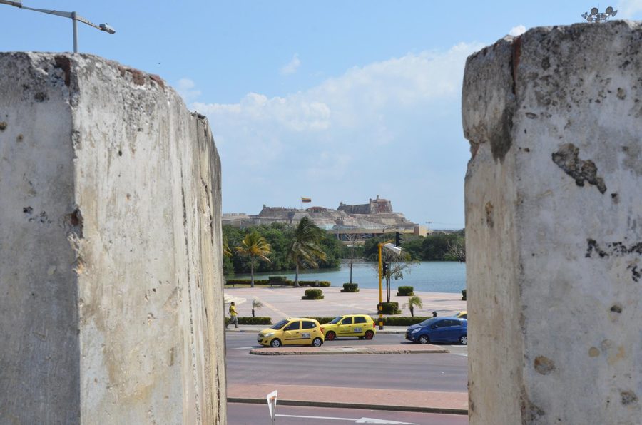 The walls of Cartagena