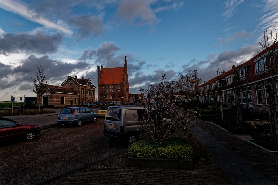 View toward Medemblik Town Hall from Dam and Overtoom