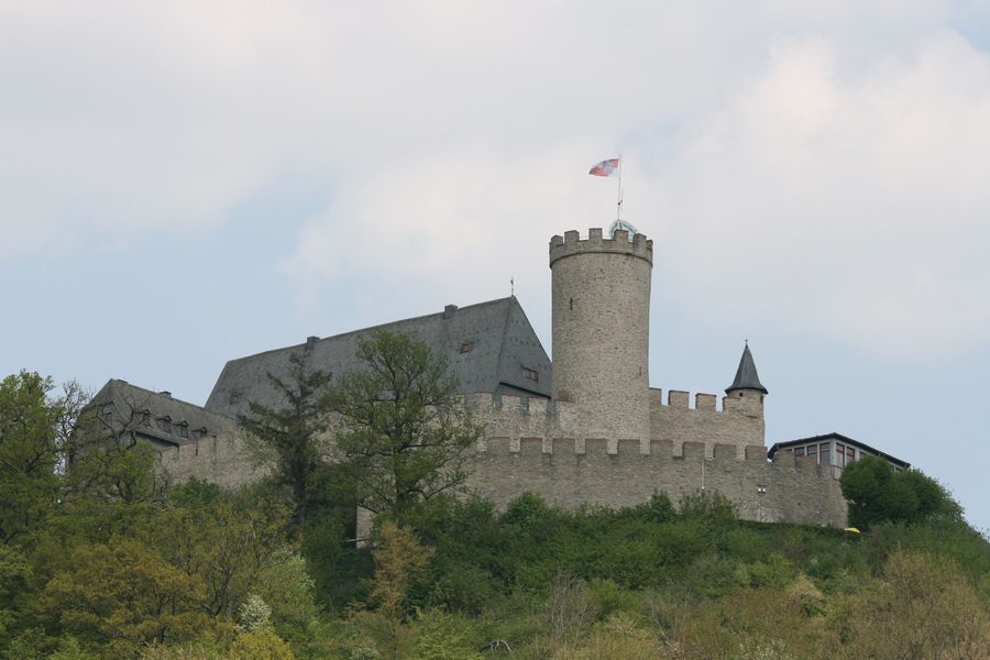 Exterior view of Landgrave’s Castle in Biedenkopf, Hesse