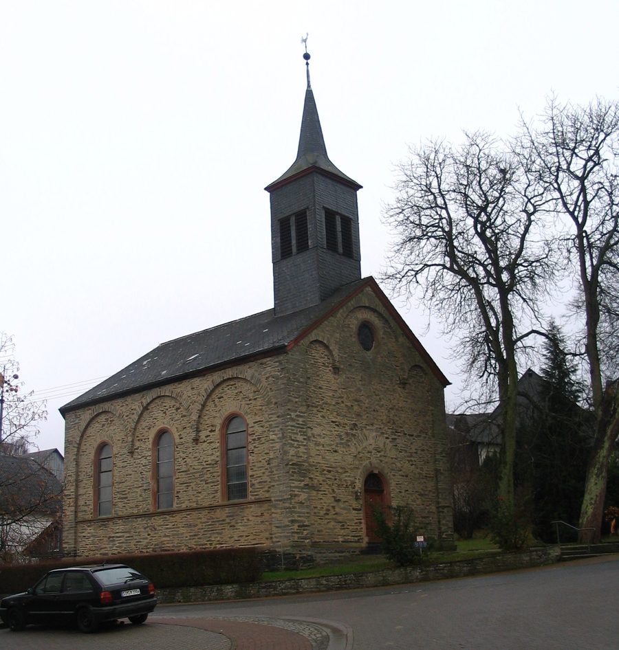Church of Leideneck in the Hunsrück area, Germany