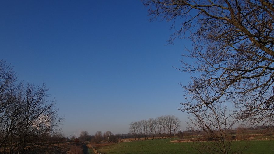 View over the Lippe in the nature reserve „Lippeaue von Stockum bis Werne“