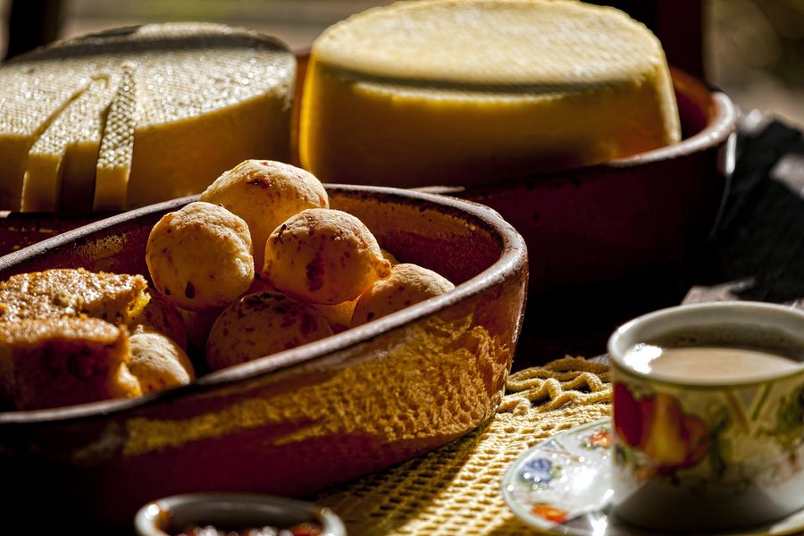 Pão de queijo, Minas Gerais cheese bread.