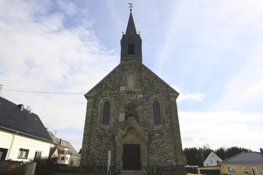St. Blasius Church in Oberahr in the Westerwaldkreis district