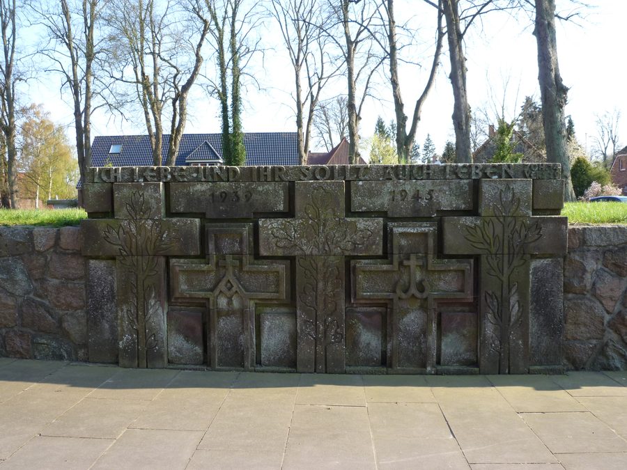 War memorial in the entrance area of Vicelin Church in Pansdorf, Ratekau