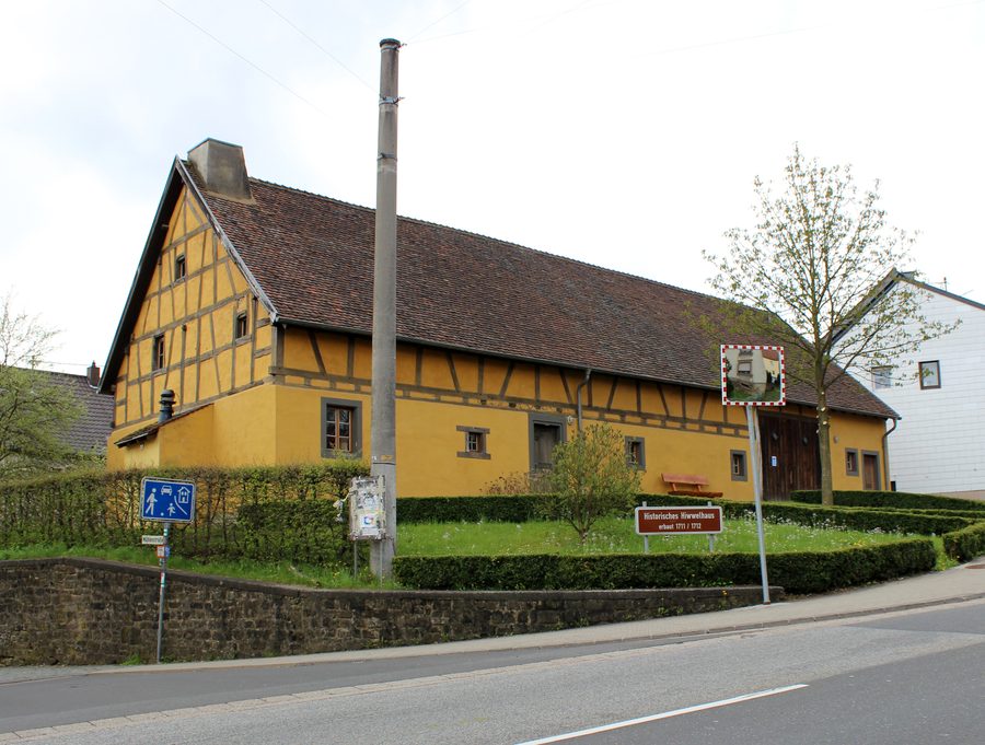 Historic Hiwwelhaus in Alsweiler, a district of the municipality of Marpingen