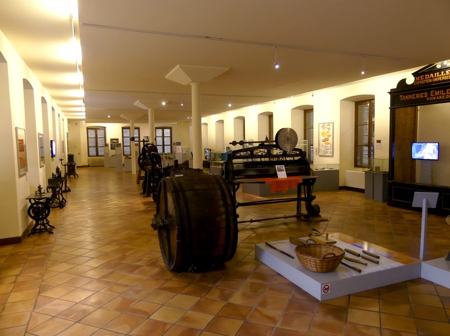 First floor of the International Shoe Museum in Romans-sur-Isère